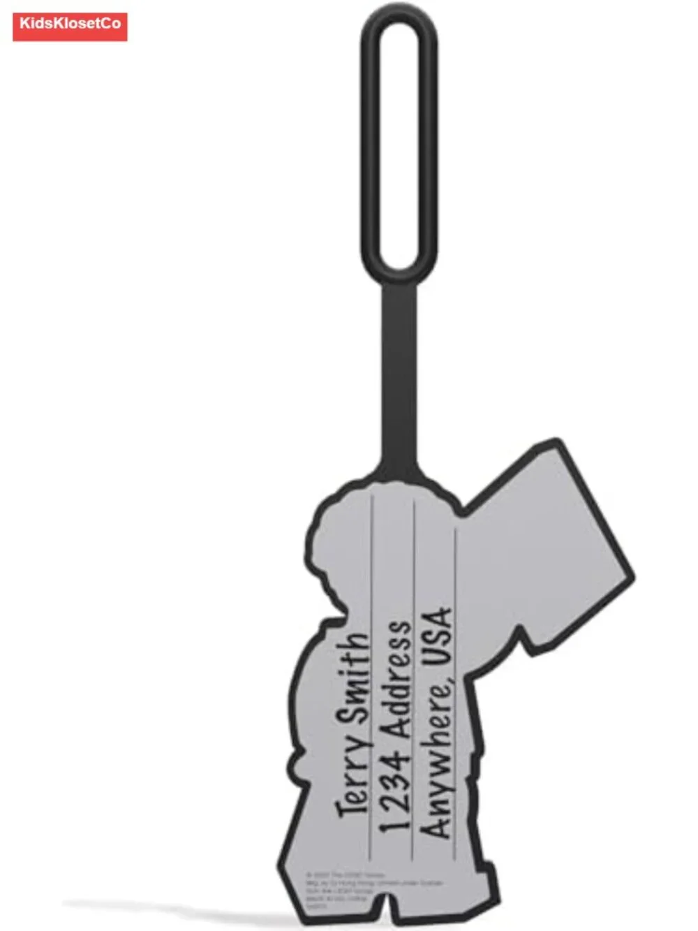 LEGO City Surgeon Silicone Luggage Tag – Flexible Bag Tag for Suitcase Backpack